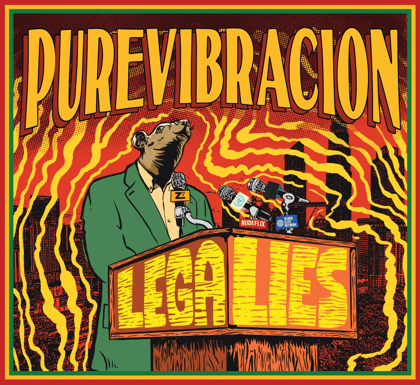 LEGALIES ALBUM COVER STICKER