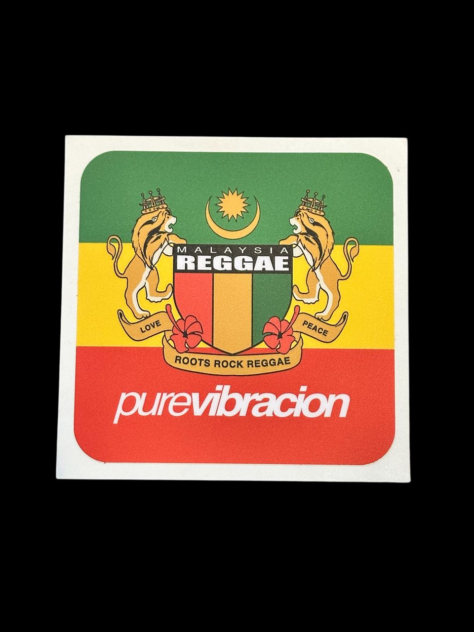 PV MALAYSIA REGGAE WINDOW STICKER