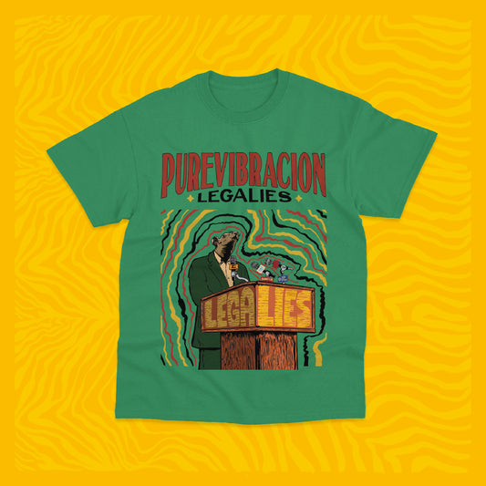LEGALIES T-SHIRT (BLACK/GREEN)